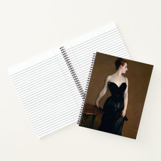 John Singer Sargent Madame X Classic Portret Notitieboek (Binnen)