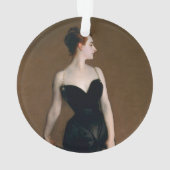 John Singer Sargent Madame X Classic Portret Ornament (achterkant)