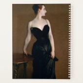 John Singer Sargent Madame X Classic Portret Planner (Achterkant)