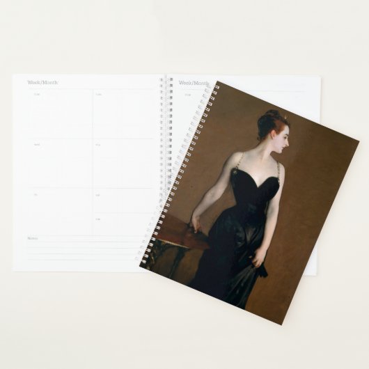 John Singer Sargent Madame X Classic Portret Planner (Display)