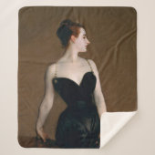 John Singer Sargent Madame X Classic Portret Sherpa Deken (Voorkant)