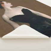 John Singer Sargent Madame X Classic Portret Sherpa Deken (3/4)