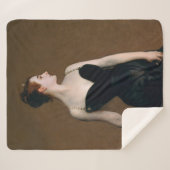 John Singer Sargent Madame X Classic Portret Sherpa Deken (Voorkant (horizontaal))