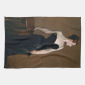 John Singer Sargent Madame X Classic Portret Theedoek (Horizontaal)