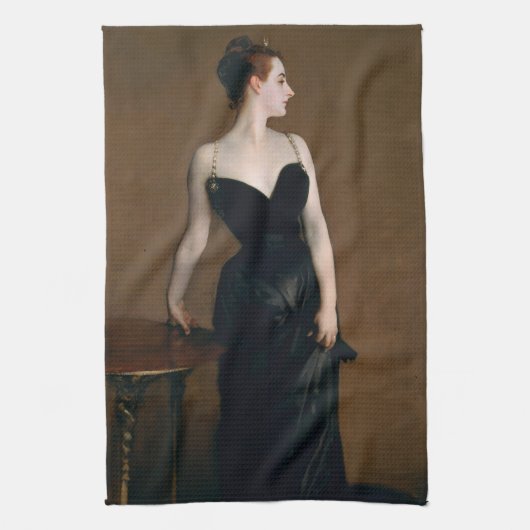 John Singer Sargent Madame X Classic Portret Theedoek (Verticaal)