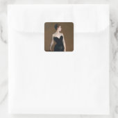 John Singer Sargent Madame X Classic Portret Vierkante Sticker (Tas)