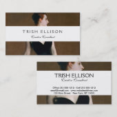 John Singer Sargent Madame X Classic Portret Visitekaartje (Voorkant / Achterkant)