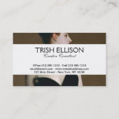 John Singer Sargent Madame X Classic Portret Visitekaartje (Achterkant)