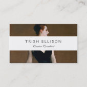 John Singer Sargent Madame X Classic Portret Visitekaartje (Voorkant)