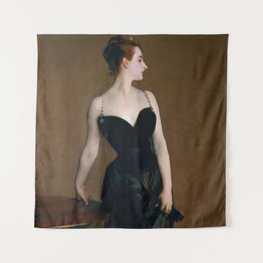 John Singer Sargent Madame X Classic Portret Wandkleed (Voorkant)