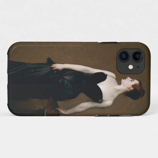 John Singer Sargent Madame X iPhone Case (Achterkant (horizontaal))
