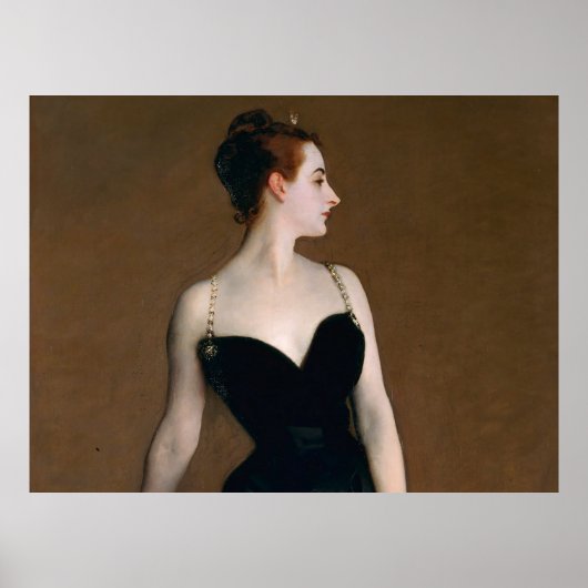John Singer Sargent Madame X kunstschilderij Poster (Voorkant)