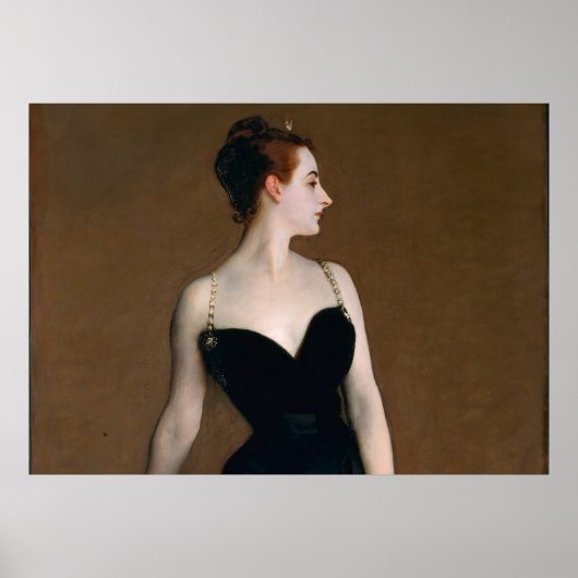John Singer Sargent Madame X kunstschilderij Poster (Voorkant)