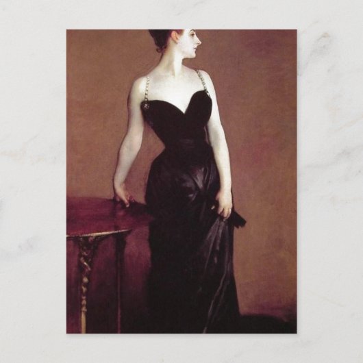 John Singer Sargent Madame X (Madame Pierre Gautre Briefkaart (Voorkant)