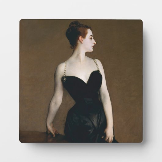 John Singer Sargent Madame X Plaque Fotoplaat (Voorkant)