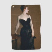 John Singer Sargent Madame X Portret Moody Golfhanddoek (Voorkant)