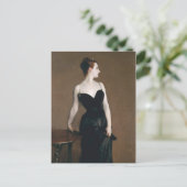 John Singer Sargent Madame X Schilderij Art Print Briefkaart (Staand voorkant)