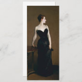 John Singer Sargent Madame X Uitnodigingen (Voorkant / Achterkant)