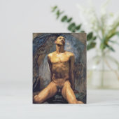 John Singer Sargent - Mannelijke studie Briefkaart (Staand voorkant)