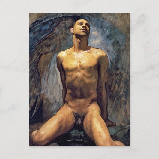 John Singer Sargent - Mannelijke studie Briefkaart (Voorkant)