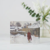 John Singer Sargent - Mannikin in de sneeuw Briefkaart (Staand voorkant)