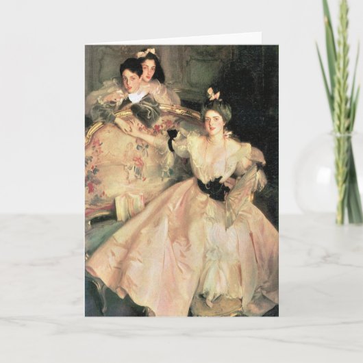 John Singer Sargent - Mevr. Carl Meyer en Haar Kaart (Voorkant)
