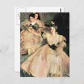 John Singer Sargent - mevrouw Carl Meyer en haar k Briefkaart (Voorkant / Achterkant)