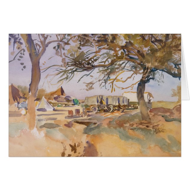 John Singer Sargent - Militair kamp (Voorkant Horizontaal)