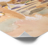 John Singer Sargent - Militair kamp Poster (Hoek)