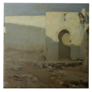 John Singer Sargent - Moorish Buildings in Tegeltje