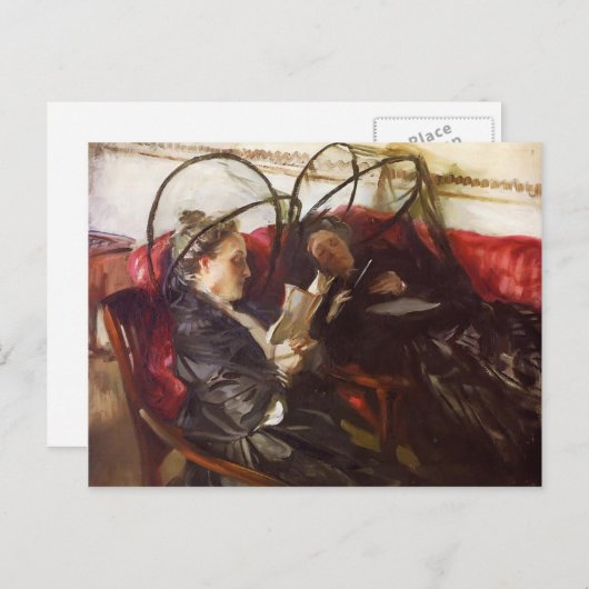John Singer Sargent-Mosquito Nets Briefkaart (Voorkant / Achterkant)
