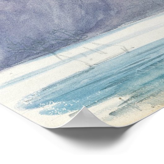 John Singer Sargent - Mountain Lake Poster (Hoek)