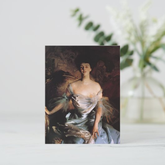 John Singer Sargent-Mrs Joseph E. Widener Briefkaart (Staand voorkant)