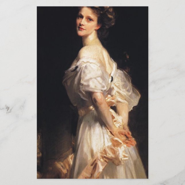 John Singer Sargent - Nancy Astor - Fine Art (Voorkant)