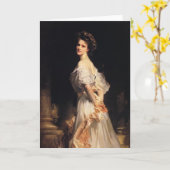 John Singer Sargent- Nancy Astor Kaart (Gele Bloem)