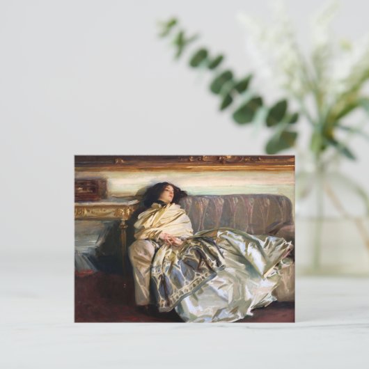 John Singer Sargent Nonchaloir Briefkaart (Staand voorkant)