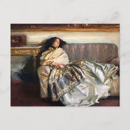 John Singer Sargent Nonchaloir Briefkaart (Voorkant)