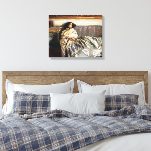 John Singer Sargent Nonchaloir Canvas Print (Insitu (Slaapkamer))
