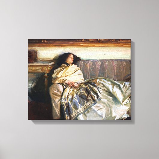 John Singer Sargent Nonchaloir Canvas Print (Voorkant)