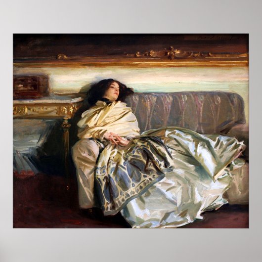 John Singer Sargent Nonchaloir Poster (Voorkant)