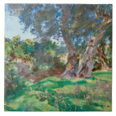 John Singer Sargent - Olive Trees, Corfu Tegeltje (Voorkant)