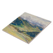 John Singer Sargent - Open Valley, Dolomites Tegeltje (Zijkant)
