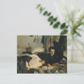 John Singer Sargent - Padre Sebastiano Briefkaart (Staand voorkant)