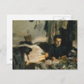 John Singer Sargent - Padre Sebastiano Briefkaart (Voorkant / Achterkant)
