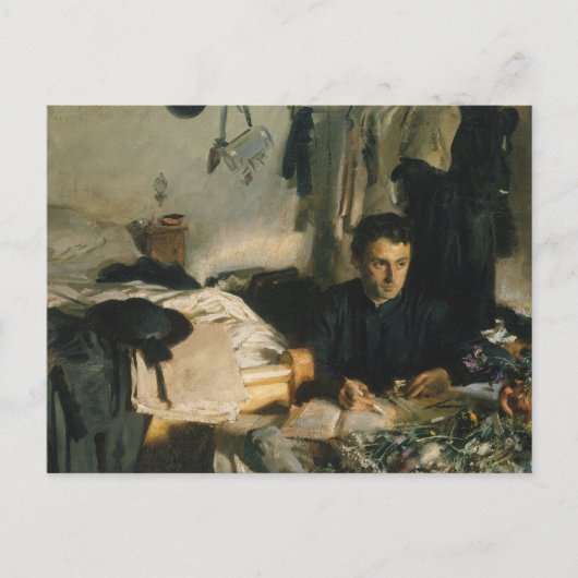 John Singer Sargent - Padre Sebastiano Briefkaart (Voorkant)