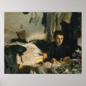 John Singer Sargent - Padre Sebastiano Poster (Voorkant)