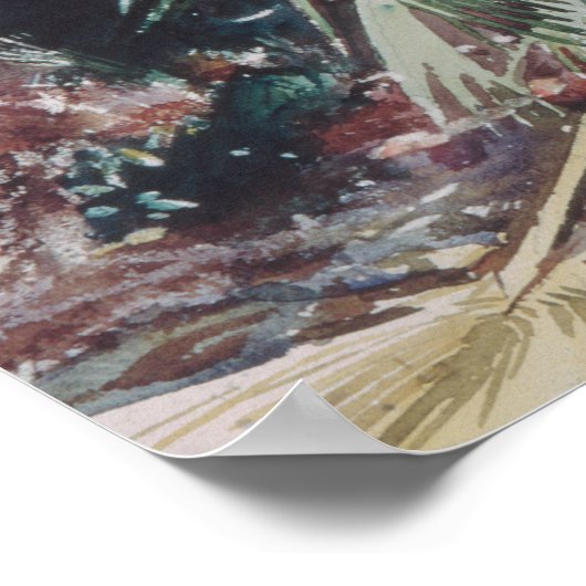 John Singer Sargent - Palmettos Poster (Hoek)