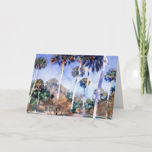 John Singer Sargent-Palms Kaart (Voorkant)