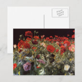 John Singer Sargent-Poppies Briefkaart (Voorkant / Achterkant)