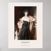 John Singer Sargent Portret van Lady Helen Vincent Poster (Voorkant)